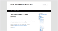 Desktop Screenshot of inside-oracle-apex.com